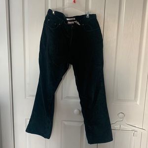 Size 14 Corduroy Green Pants